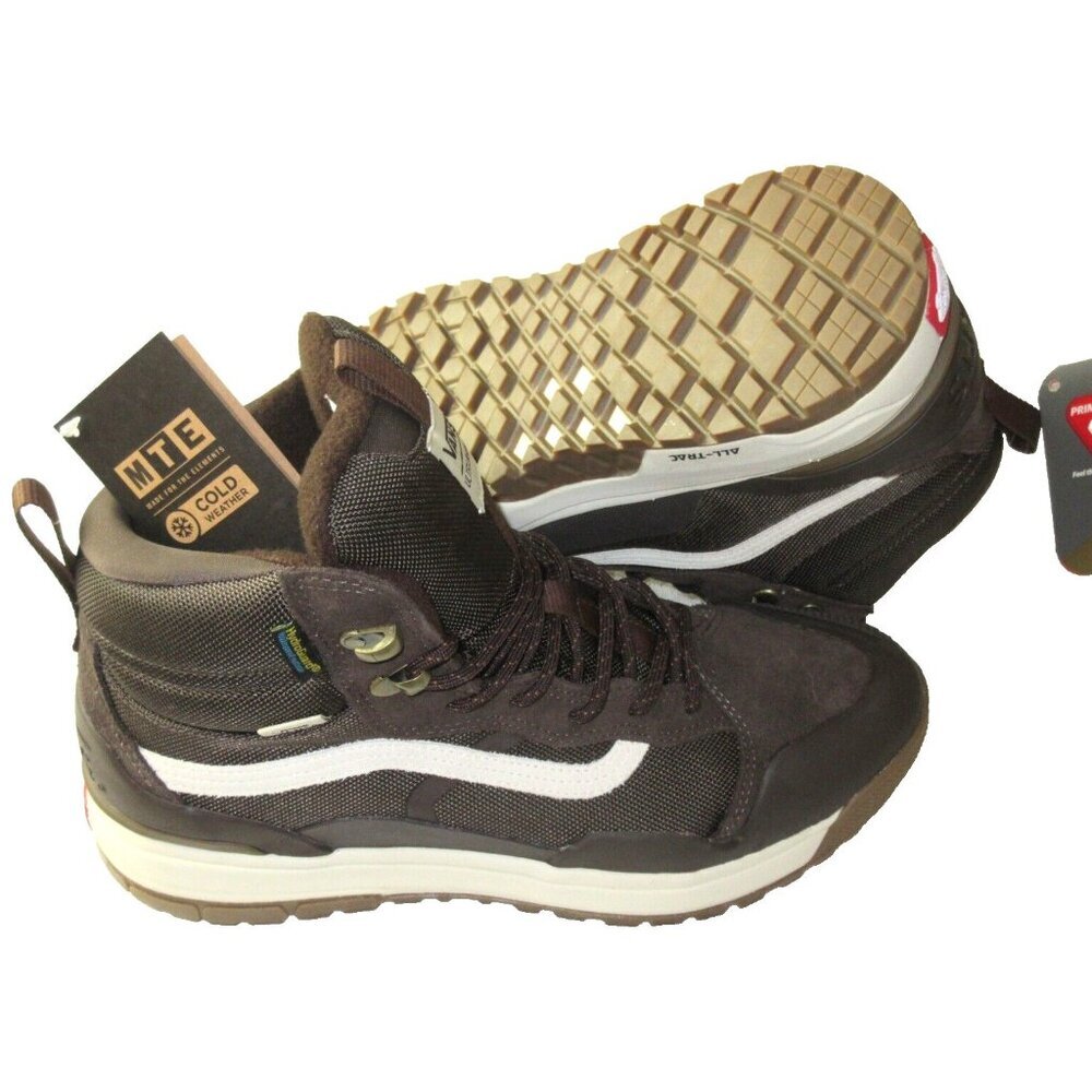 Vans Men's UltraRange Exo Hi MTE-2 All Weather Boots Demitasse Brown Size 11 NIB - Picture 3 of 6